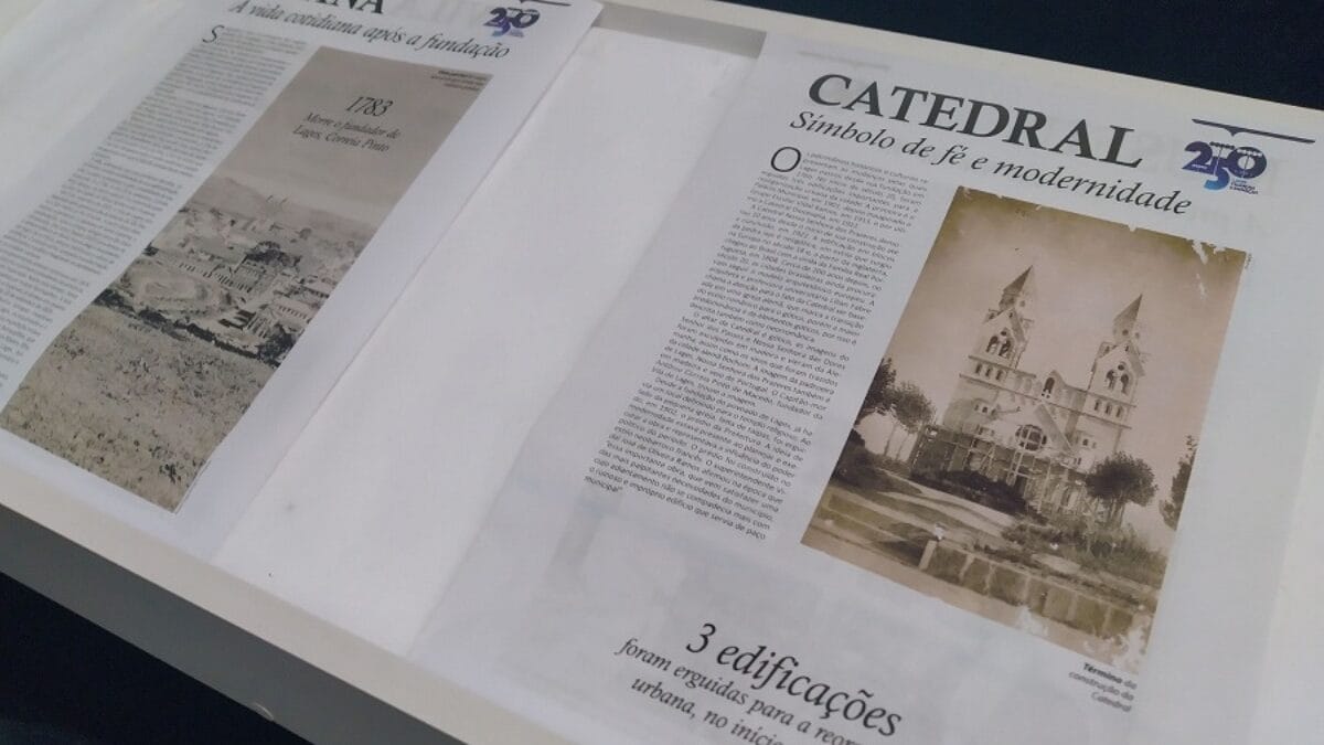 Fotos antigas da Catedral de Lages