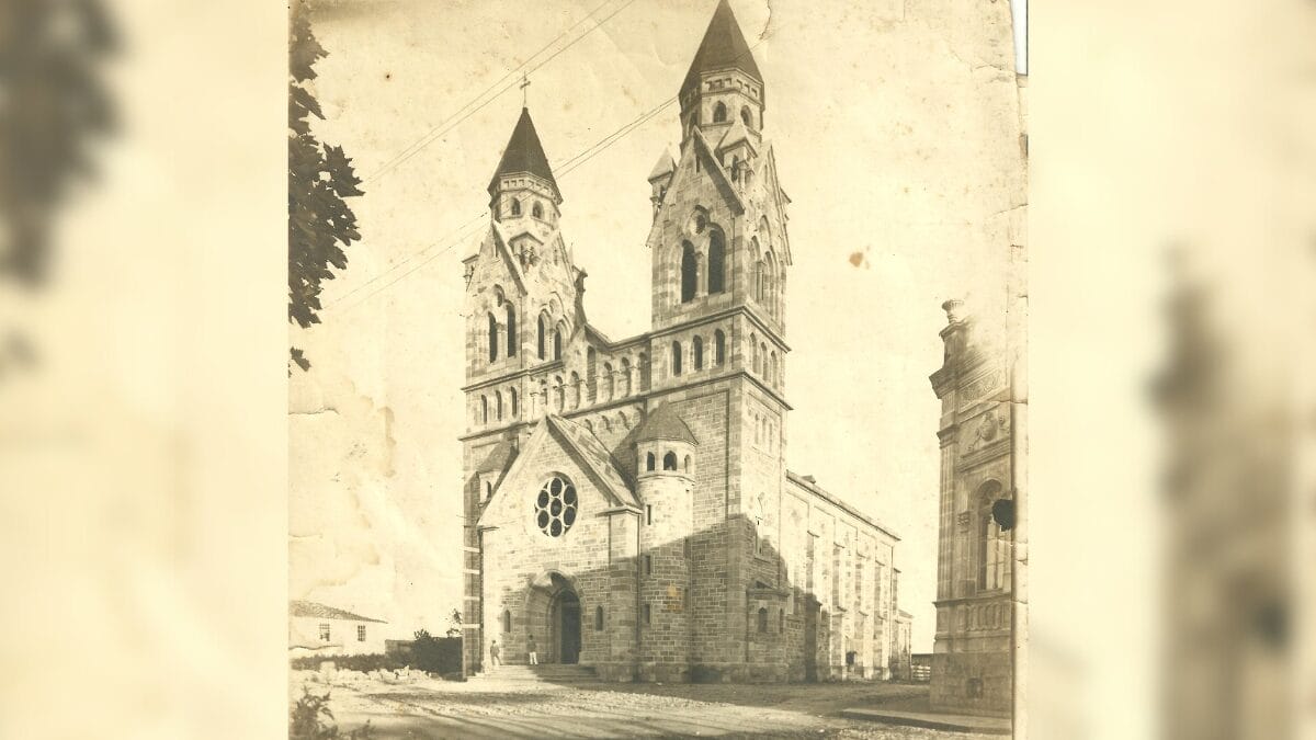 Fotos antigas da Catedral de Lages