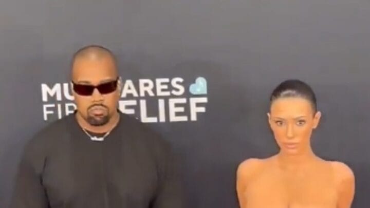 Kanye West Bianca Censori grammy