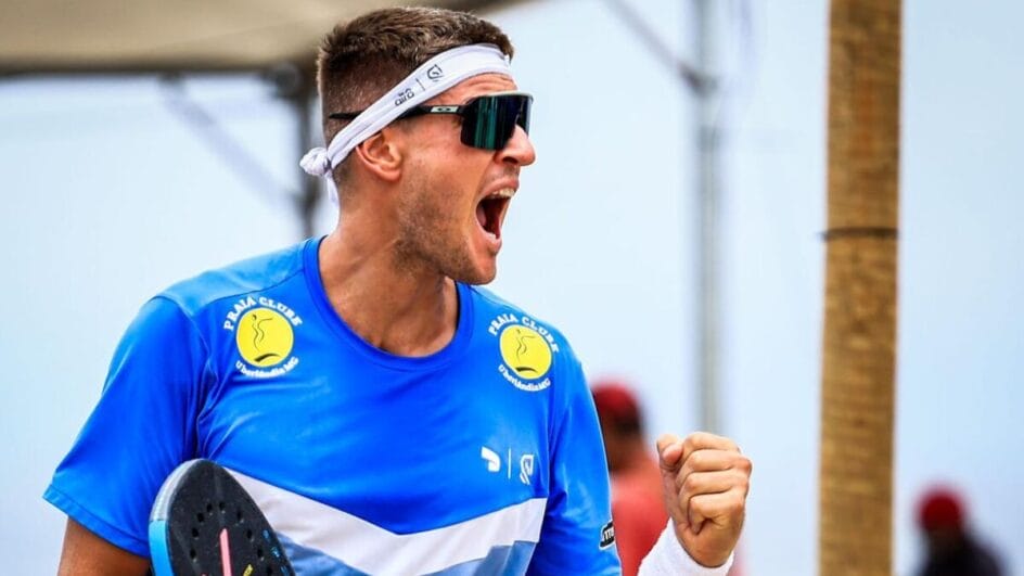 André Baran quer recuperar topo do ranking mundial de Beach Tennis no BT400 em Matinhos - (Foto: Marcello Zambrana)