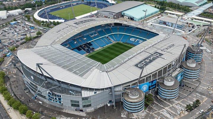 Partida será no no Etihad Stadium, em Manchester, na Inglaterra (Foto: Wikimedia Commons)