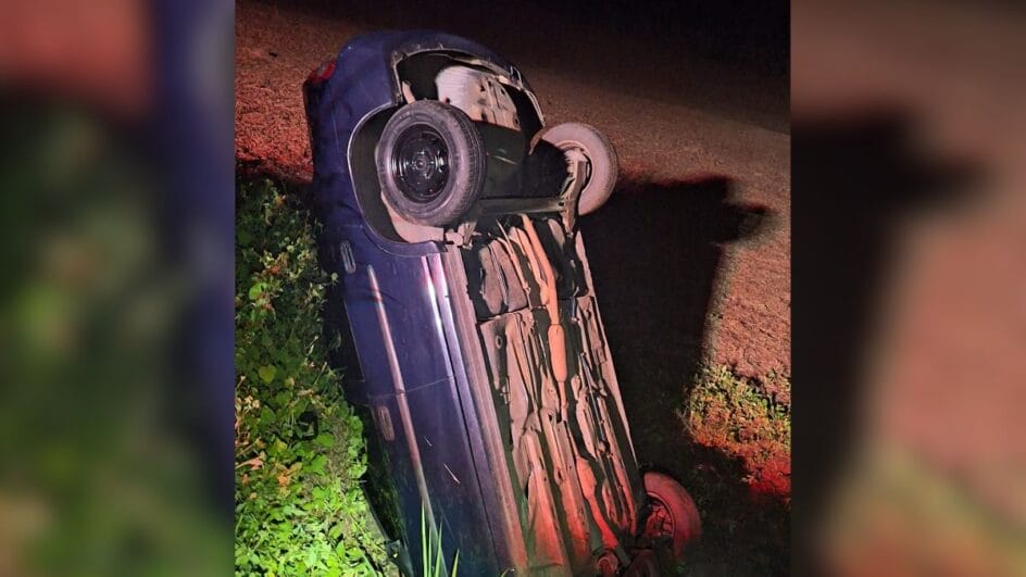 Motorista morreu em acidente na SC-157 (Foto: PMRv, Divulgação)