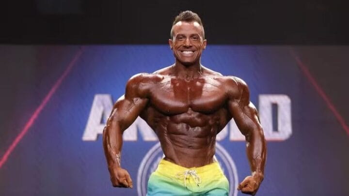 Diogo Montenegro foi campeão do Arnold Classic Ohio 2024 na categoria Men's Physique • Reprodução/Instagram