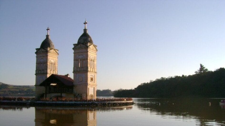 O que restou da pequena cidade de SC inundada para construção de hidrelétrica