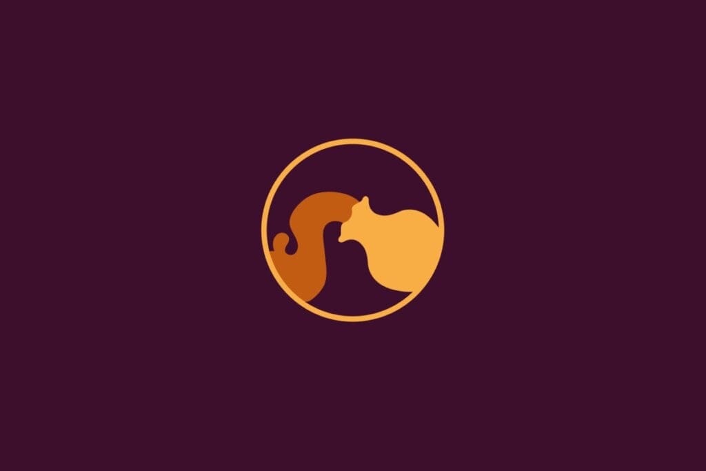 Ilustra&ccedil;&atilde;o em amarelo com fundo roxo do signo de Aqu&aacute;rio
