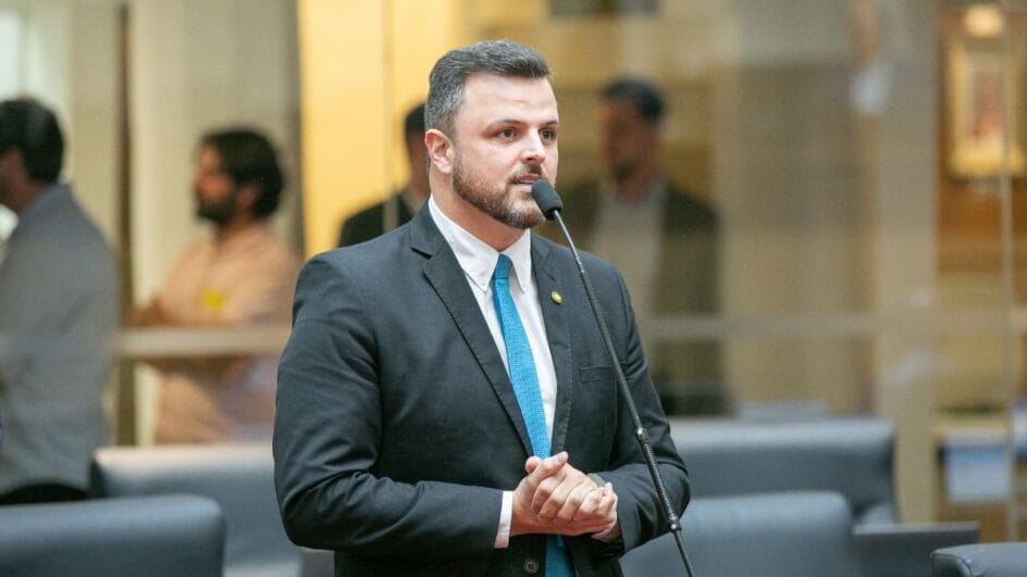 Lucas Neves foi nome escolhido pelo Podemos para compor chapa à Alesc (Foto: Rodolfo Espínola, Agência AL)