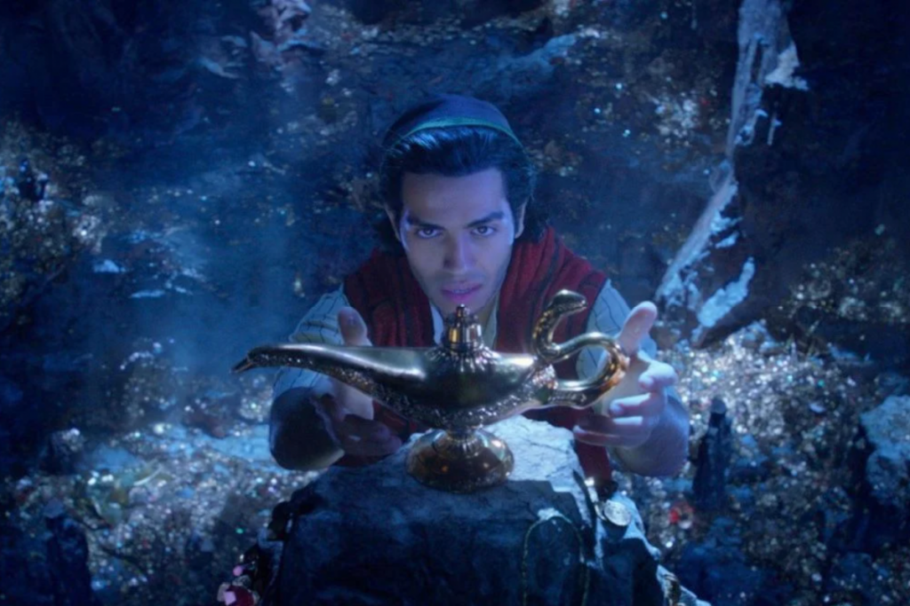 &ldquo;Aladdin&rdquo; conta a hist&oacute;ria de um jovem que encontra uma l&acirc;mpada m&aacute;gica e embarca em uma aventura para mudar seu destino (Imagem: Reprodu&ccedil;&atilde;o digital | Walt Disney)