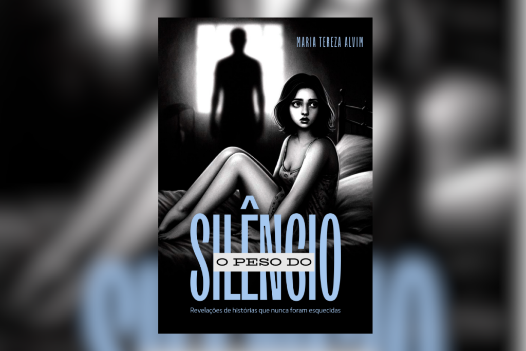No drama de “O Peso do Silêncio”, Madalena e seus irmãos enfrentam os impactos do abandono e da violência familiar (Imagem: Editora Perensin | Reprodução digital)