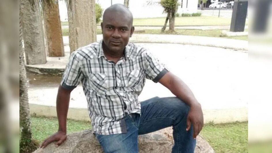 Vítima foi identificada como Mathieu Junior Pierre, de 42 anos, natural do Haiti (Foto: Reprodução, redes sociais)