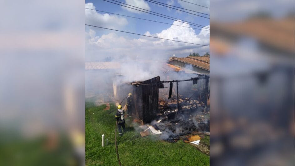 Filho ateia fogo na casa da própria mãe após discussão no Sul de SC