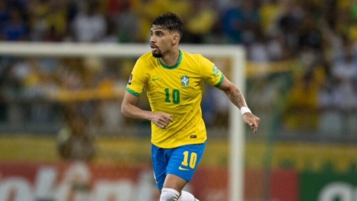 Paquetá, da seleção brasileira e do West Ham, pode ser banido do futebol (Foto: Divulgação, CBF, Lucas Figueiredo)