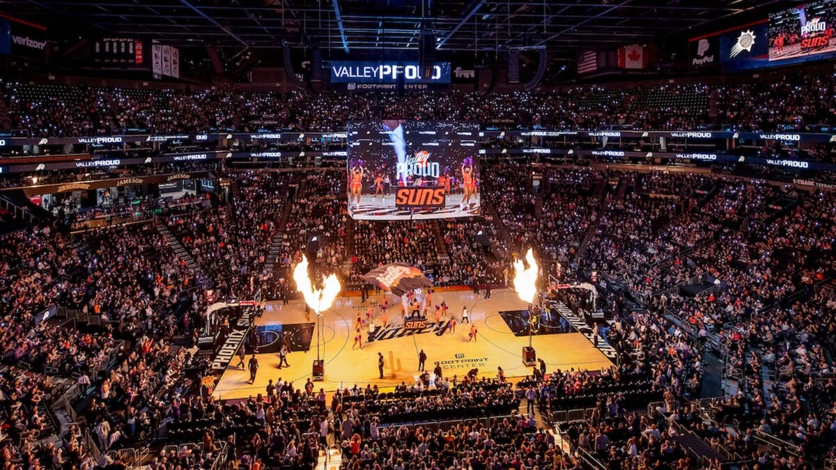 Footprint Center recebe partida entre Suns x Celtics (Foto: Divulgação, site oficial do Footprint Center)