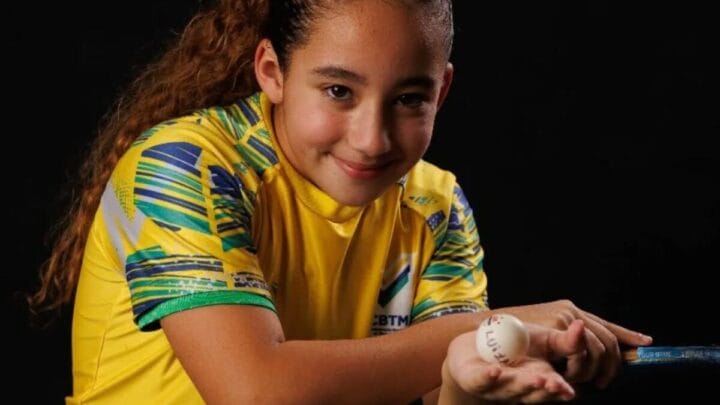 Jovem catarinense é campeã Sul-Americana de tênis de mesa