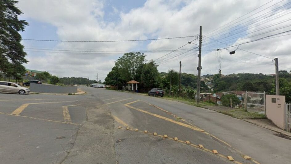 Tentativa de feminicídio aconteceu em São Bento do Sul (Foto: Google Maps, Reprodução)