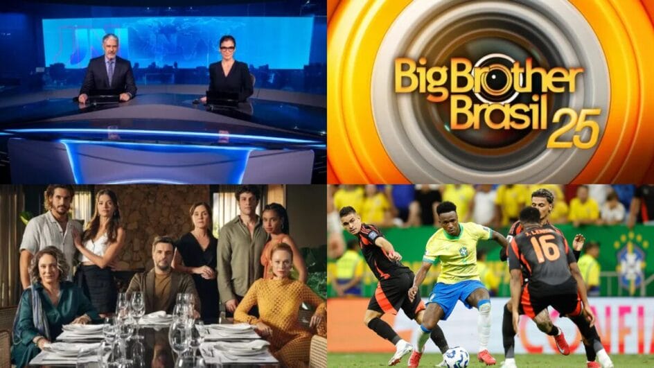 Programação noturna da emissora terá alteração por causa do jogo