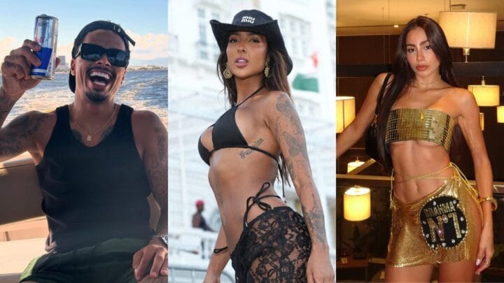 O jogador do Flamengo Allan Souza foi visto com