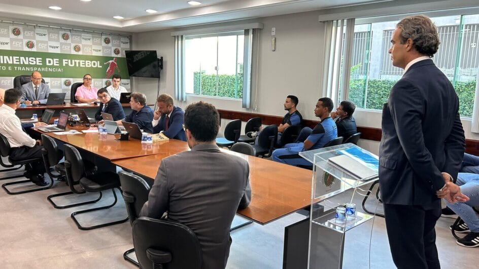 Pleno decidiu a favor do Barra e processo passa a tramitar no TJD do futebol de Santa Catarina (Foto: Carlos Rauen, NSC TV)