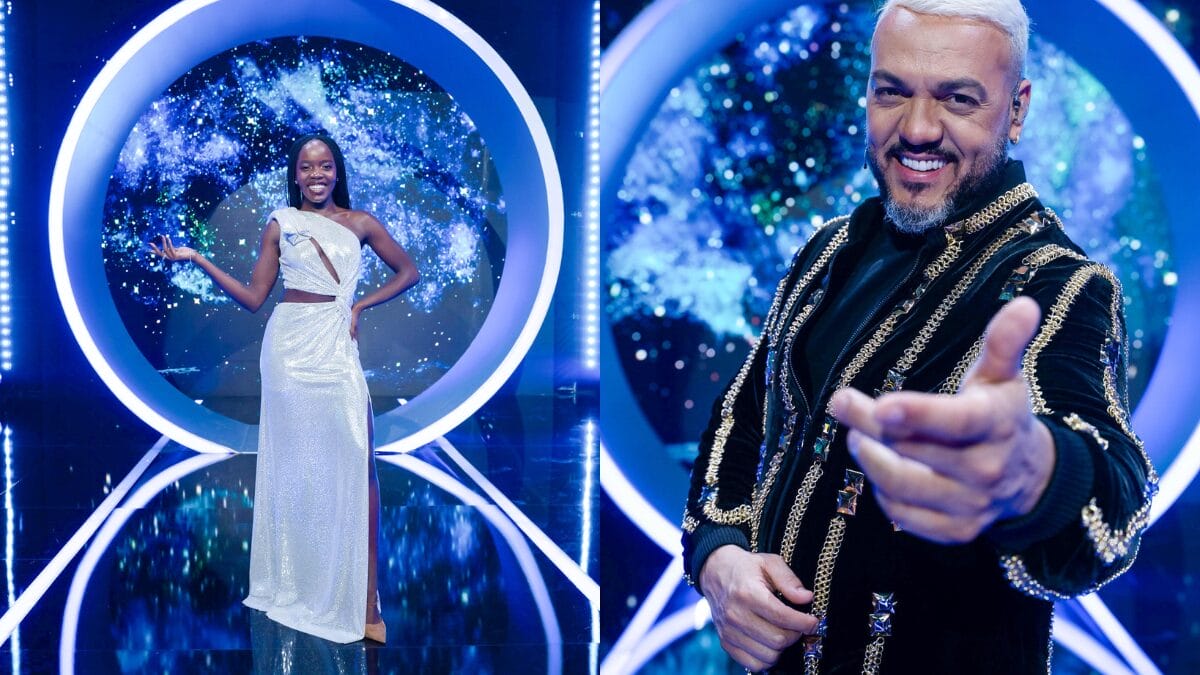 clara moneke e belo no the masked singer