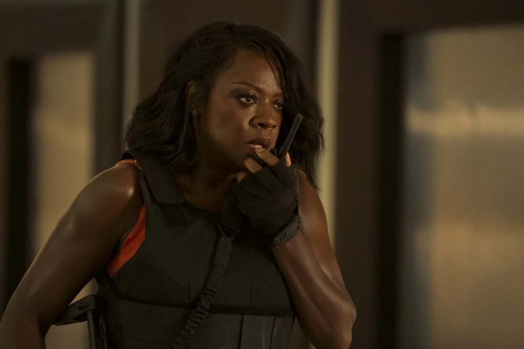  Em &ldquo;G20&rdquo;, Viola Davis interpreta a presidente dos Estados Unidos durante um ataque em pleno encontro mundial (Imagem: Reprodu&ccedil;&atilde;o digital | Amazon Content Services LLC)