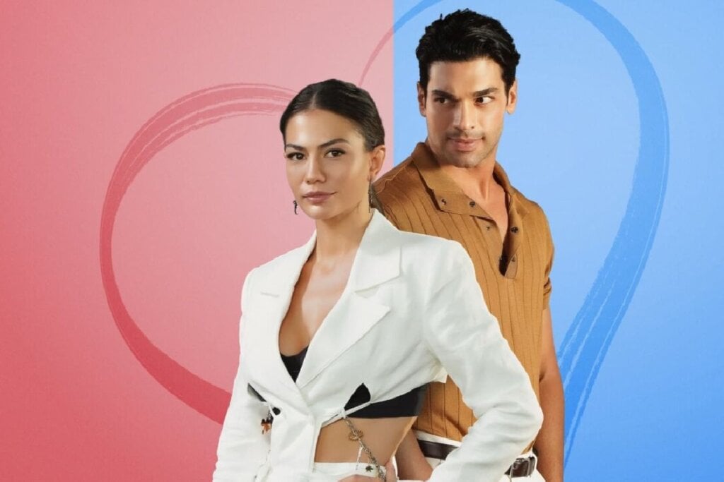 Em &ldquo;T&aacute;ticas do Amor&rdquo;, dois influenciadores com vis&otilde;es opostas do amor se envolvem em um jogo de estrat&eacute;gias sentimentais (Imagem: Reprodu&ccedil;&atilde;o digital | Netflix)