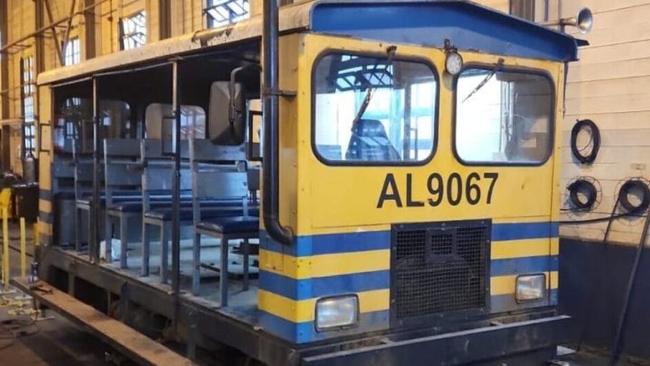 Veículo ferroviário que estava no trecho da malha da FTC (Foto: FTC, Divulgação)