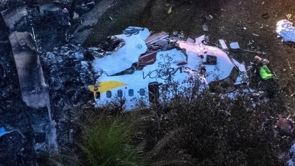 Avião da Voepass caiu deixando 62 mortos em agosto de 2024 (Foto: Reprodução, redes sociais)