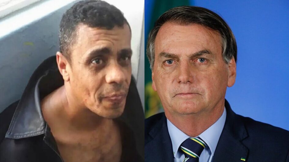 Adélio logo após ser preso em flagrante depois do atentado contra Bolsonaro