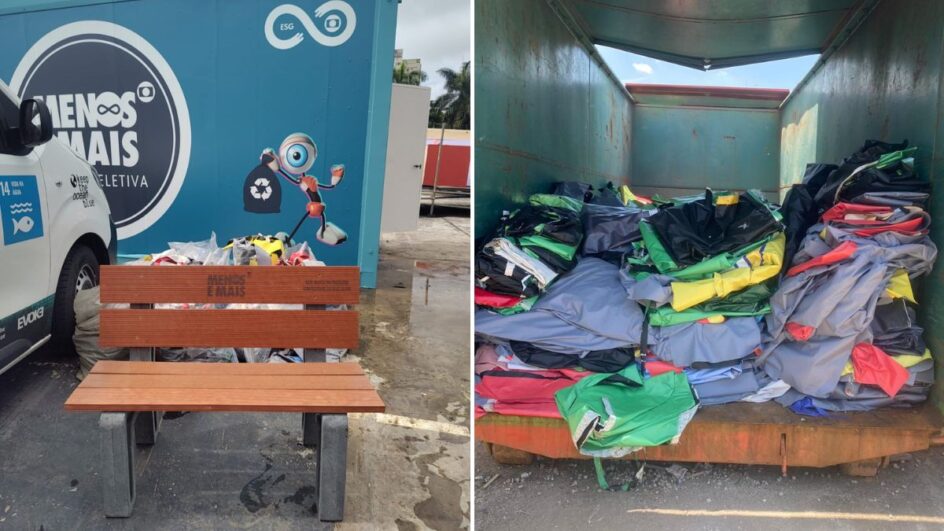 Startup de SC recicla materiais do BBB 25 (Foto: Selo Eco Local Recicla, Divulgação)