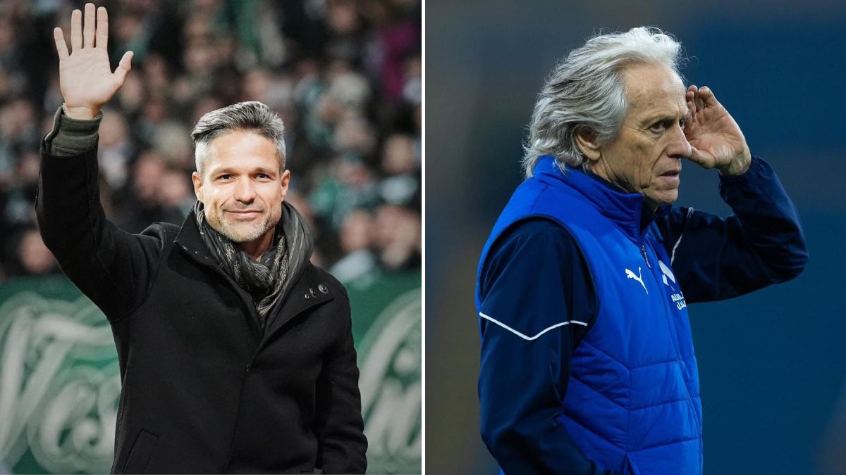 Diego Ribas e Jorge Jesus foram campeões da Libertadores pelo Flamengo (Foto: Redes sociais, reprodução)