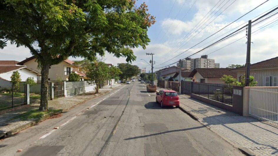 Caso ocorreu em Joinville (Foto: Google Maps, Reprodução)