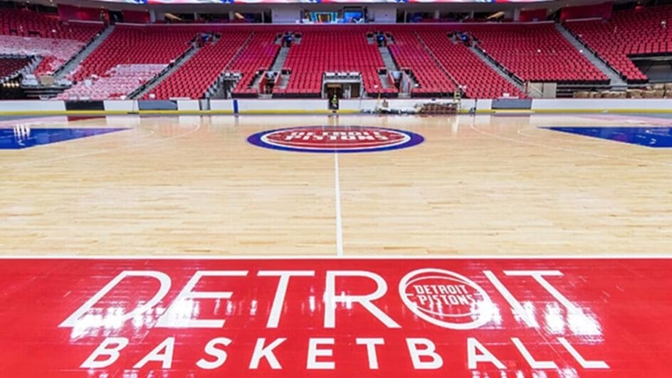 Little Caesars Arena será palco de Pistons x Knicks nesta quinta-feira (Foto: Divulgação)