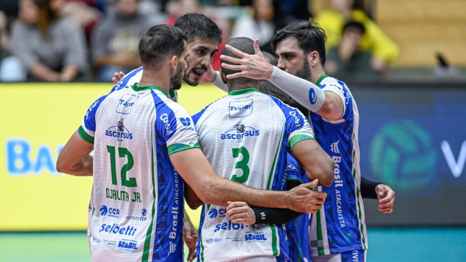Campinas x Joinville pela ida das quartas de final da Superliga Masculina 2025 - (Foto: Pedro Teixeira/Vôlei Renata)