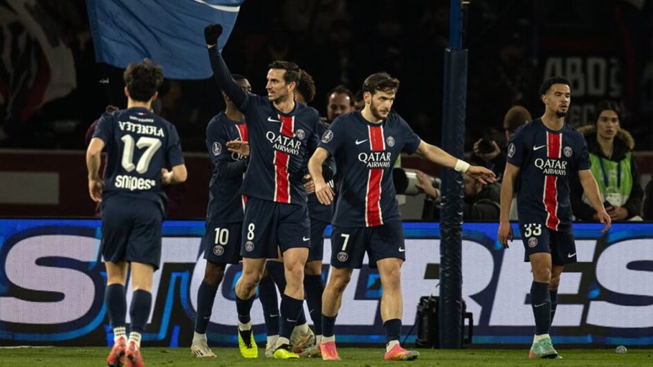 PSG foi campeão francês e enfrenta o Aston Villa nas quartas de final da Champions League - (Foto: Reprodução, @psg)