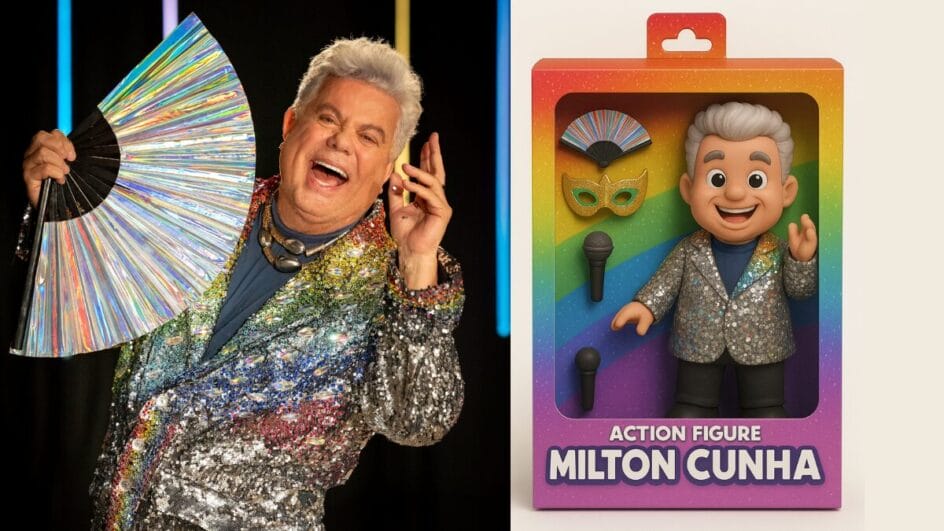 Nós testamos o prompt para criar um boneco do carnavalesco e personalidade da mídia Milton Cunha