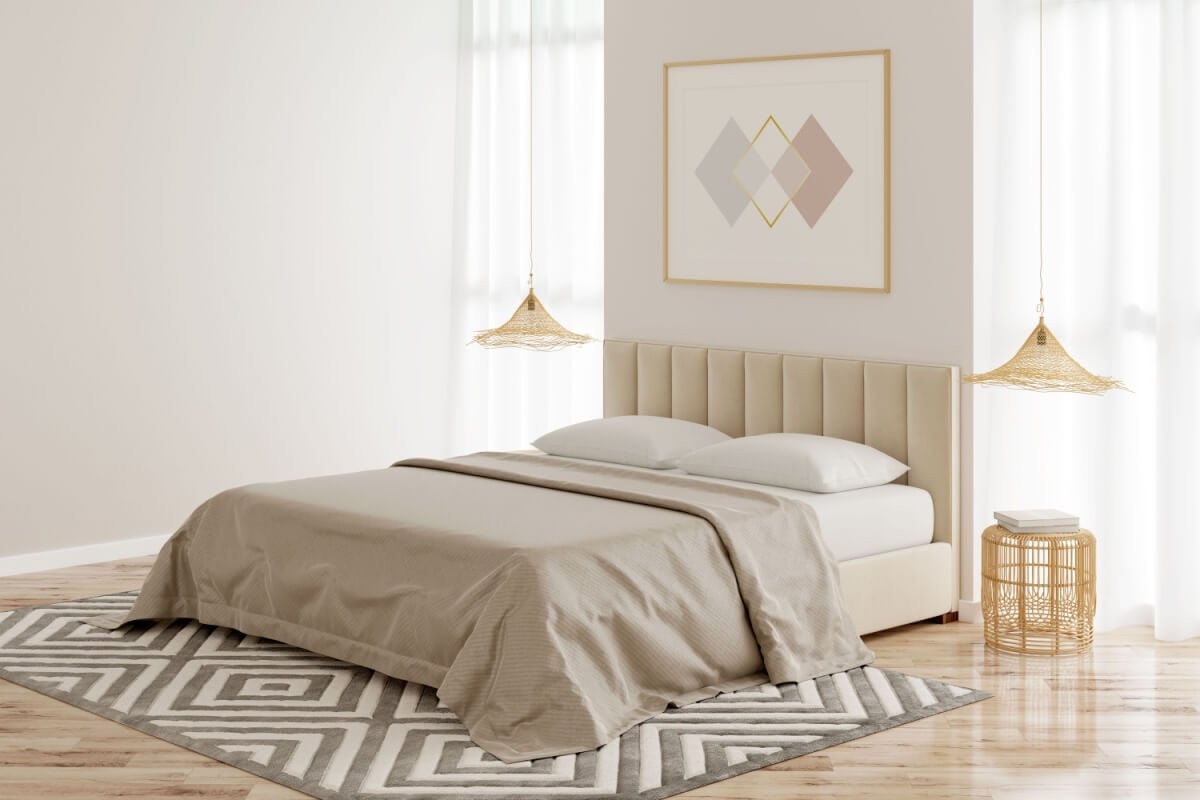 A cabeceira assume um papel crucial na decoração e no aconchego do quarto (Imagem: gamespirit | Shutterstock)