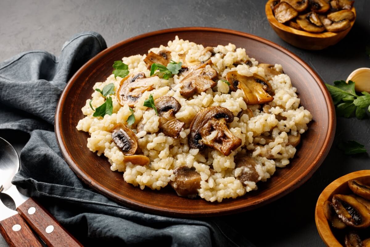 Risoto de cogumelo (Imagem: Dmitrii Ivanov | Shutterstock)
