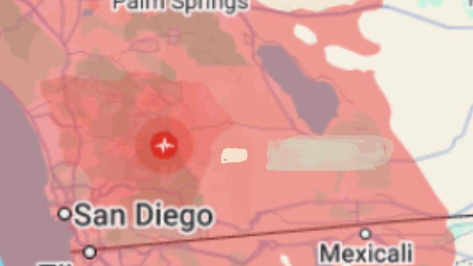 Terremoto aconteceu por volta das 14h08 no horário de Brasília (Foto: U.S. Geological Survey, Divulgação)