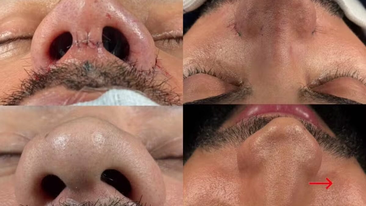 Antes e depois da cirurgia (Foto: Reprodução, Instagram)