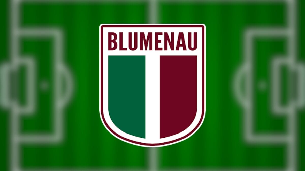 Escudo do Blumenau, time que jogará a série B do Campeonato Catarinense 2025