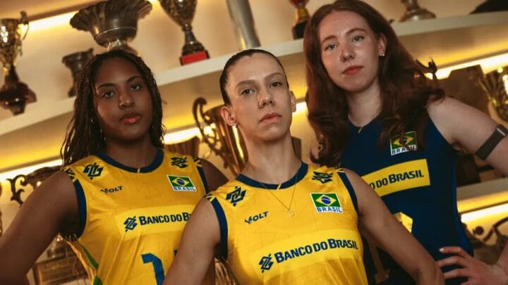 CBV apresenta novos uniformes da seleção brasileira de vôlei