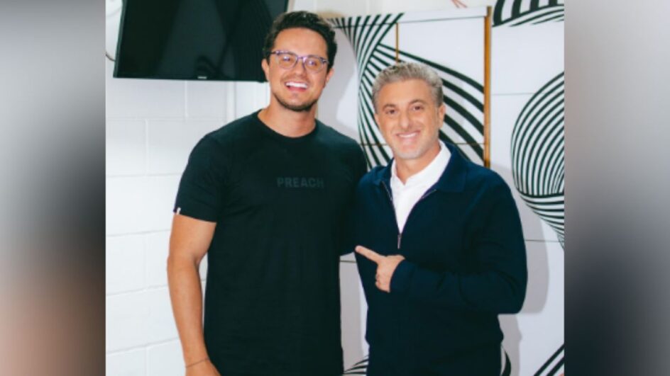 Deive Leonardo participou do Domingão com Huck (Foto: Reprodução, redes sociais)