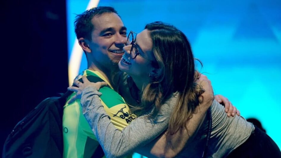 Dupla no tênis de mesa e no amor Quem são Hugo Calderano e Bruna Takahashi (2) (Foto: Divulgação, ITTF)