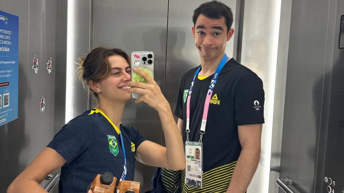 Dupla no tênis de mesa e no amor Quem são Hugo Calderano e Bruna Takahashi (1) (Foto: Reprodução, Instagram)