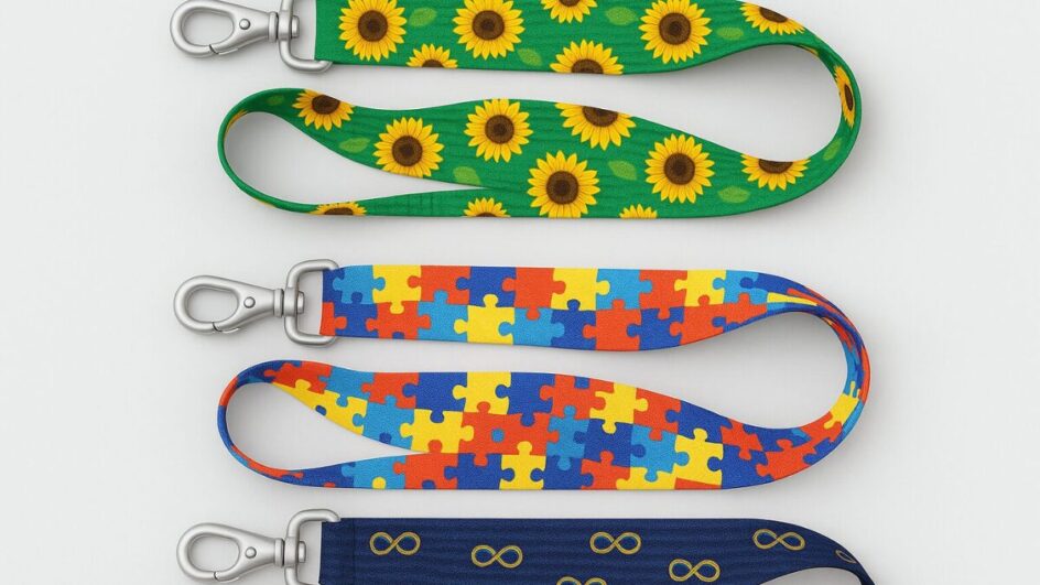 Esses cordões são pensados para identificar neurodivergentes de maneira discreta
