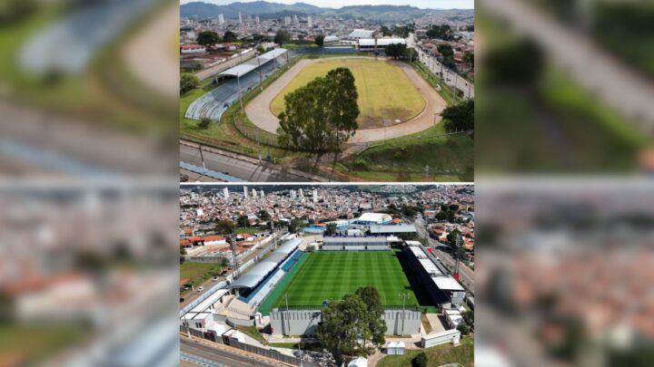 Como era e como ficou o estádio provisório do Bragantino, time da Série A