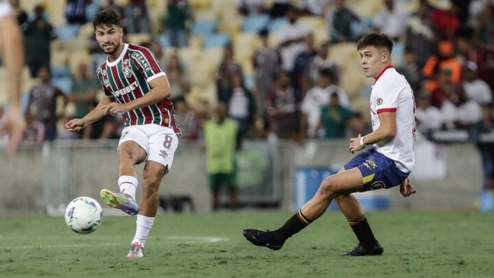 Fluminense x Unión Española na última rodada da Sula (Foto: Divulgação, Lucas Merçon, Fluminense)