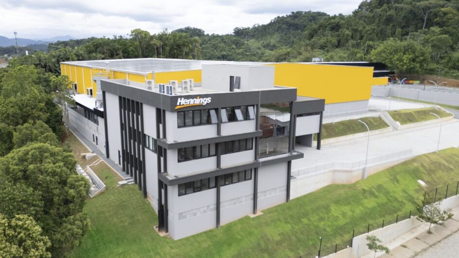 Centro de Montagem da Hennings, em Blumenau. Foto: Divulgação