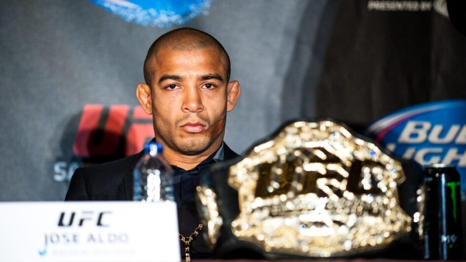 José Aldo na coletiva de imprensa do UFC 189, Aldo x McGregor - (Foto: Andrius Petrucenia, Flickr)