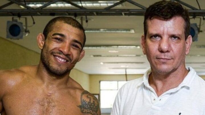 José Aldo e seu técnico Dedé Pederneiras - (Foto: Reprodução, @josealdojunioroficial)