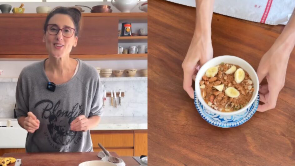 A receita da Paola Carosella para o mingau de aveia perfeito e ótimo para o intestino